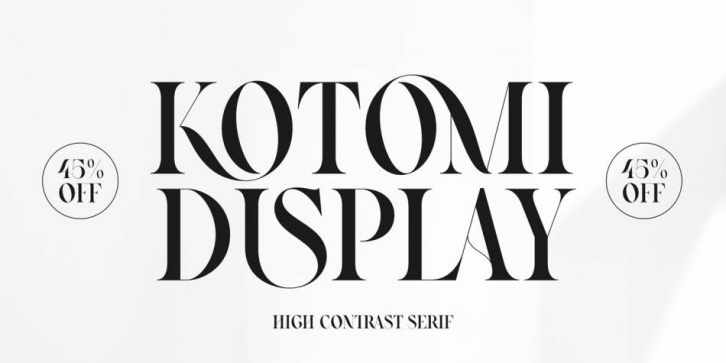 Kotomi Display Font Download