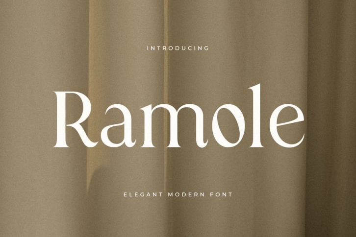 Ramole - Elegant Modern Serif Font Font Download