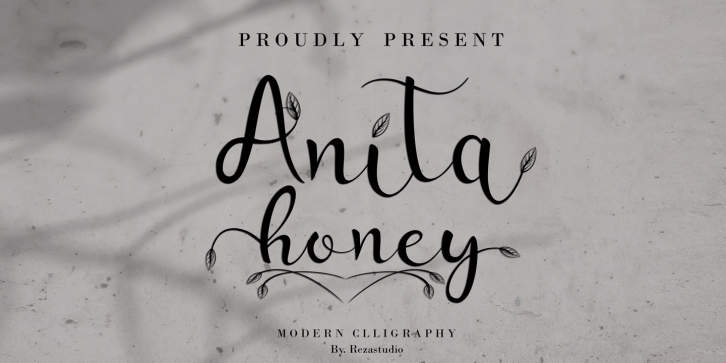 Anita honey Font Download