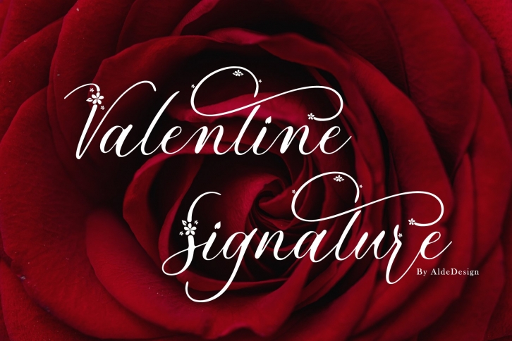Valentine Signature Valentine Script Font Download