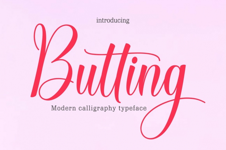 Butting Font Download