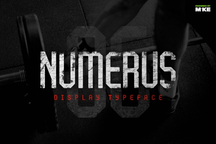 NUMERUS Display Typeface Font Download