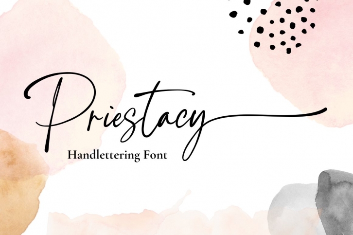Priestacy // Handlettering Font Download