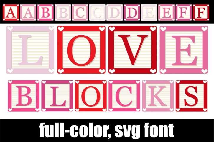 Love Blocks Font Download
