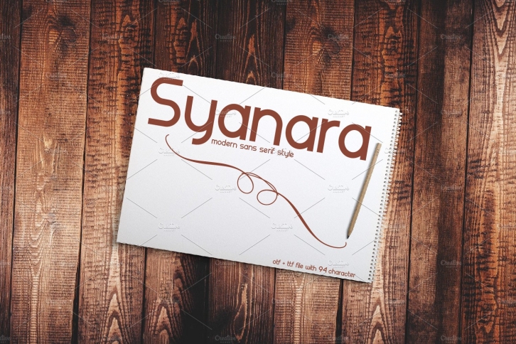 syanara modern sans serif Font Download