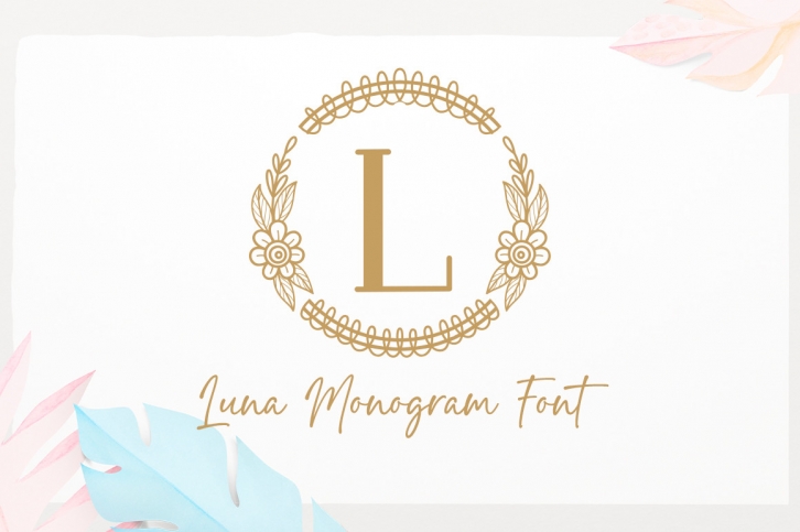 Luna Monogram Font Download