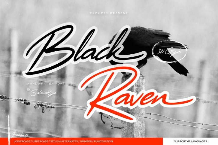 Black Raven Font Download