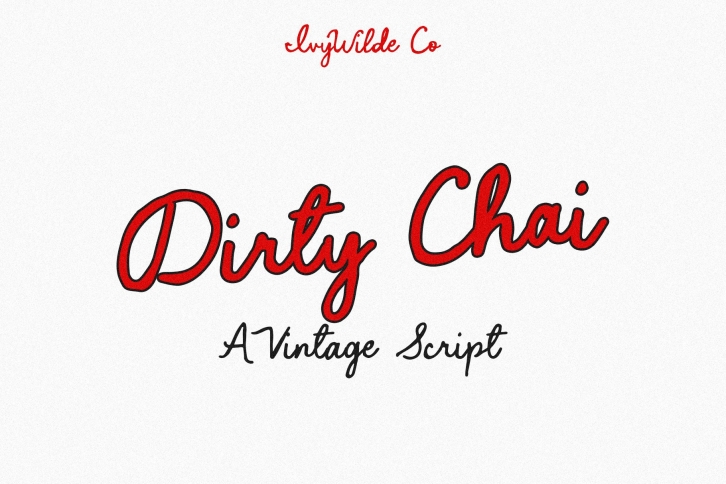 Dirty Chai Font Download