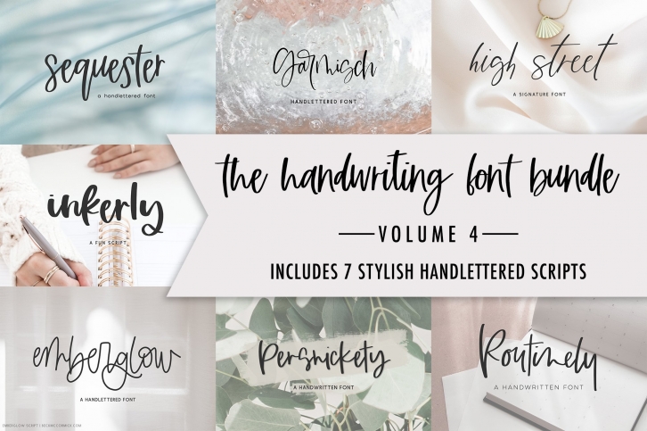 The Handwriting Bundle Volume 4 Font Download