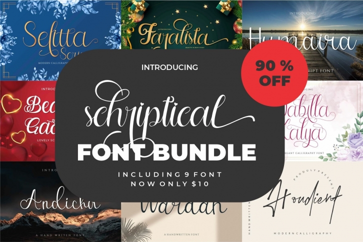 schriptical Bundle Font Download