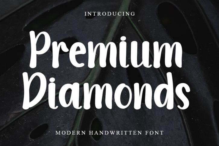 Premium Diamonds Font Download