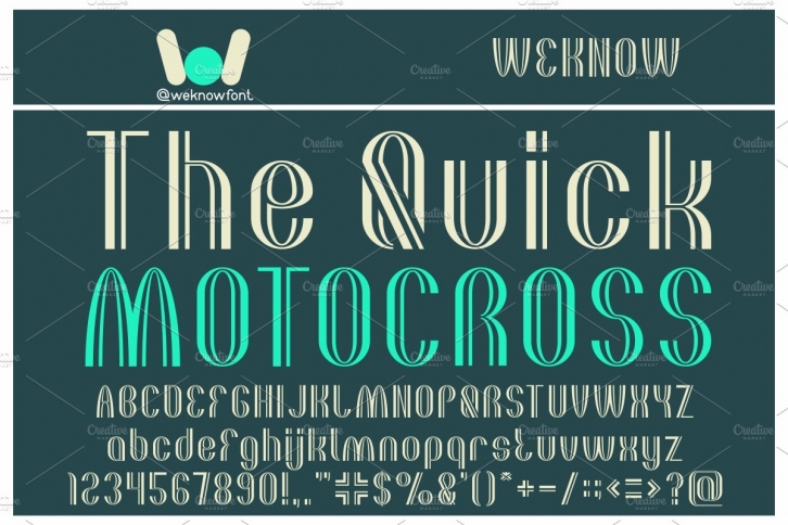 the quick motocross font Font Download