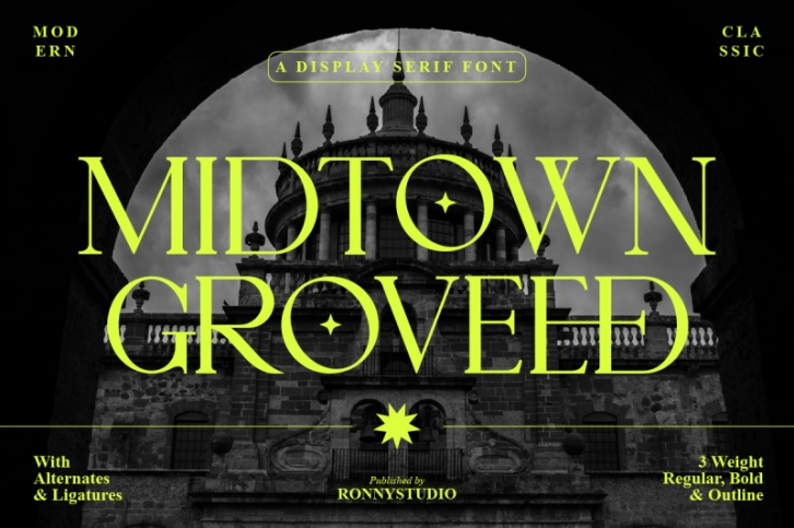 Midtown Groveed Font Download
