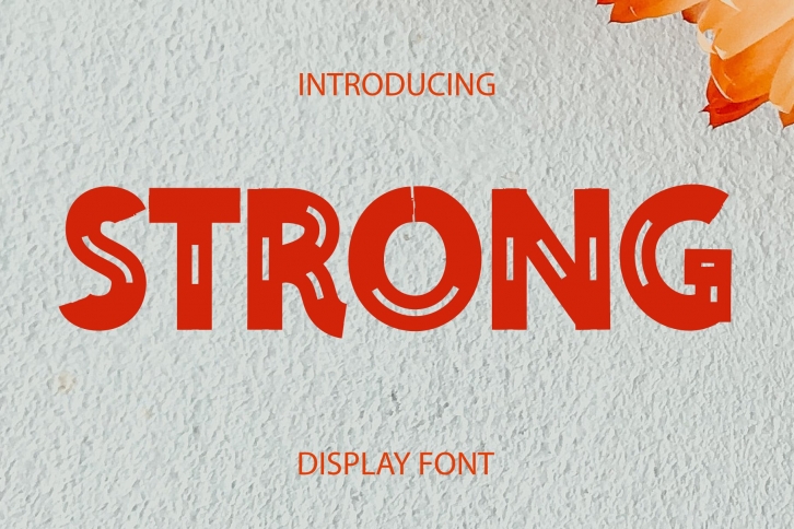Strong Display Bold Font Download