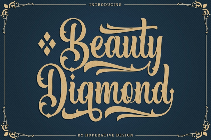 Beauty Diamond Font Download