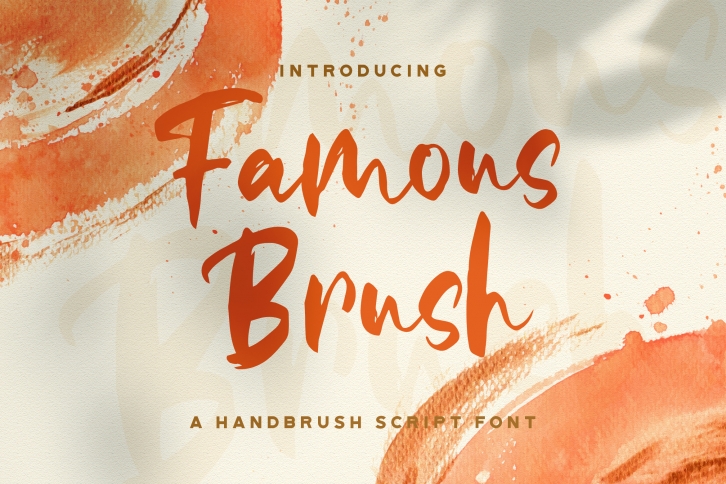 Famous Brush Font Download