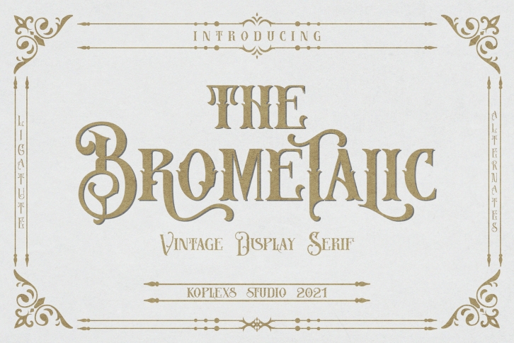Brometalic Font Download