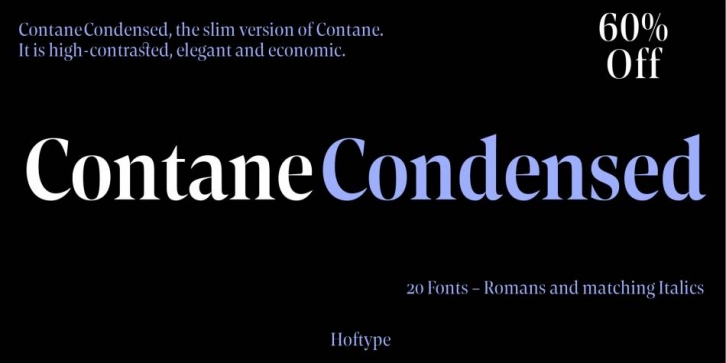 Contane Condensed Font Download