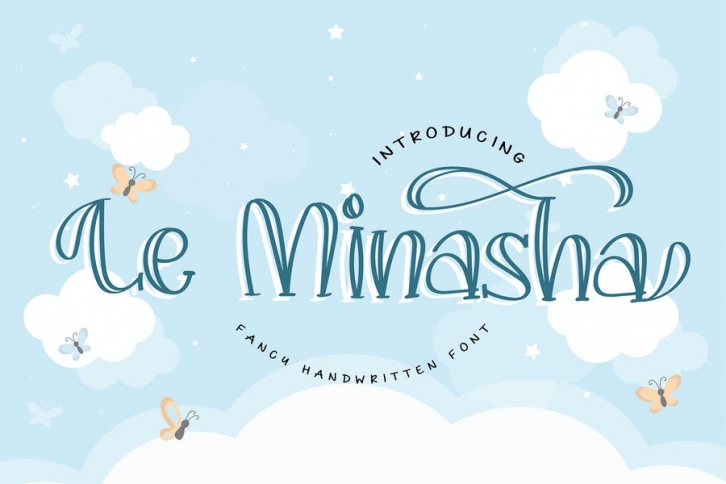Le Minasha | Fancy Handwritten Font Font Download