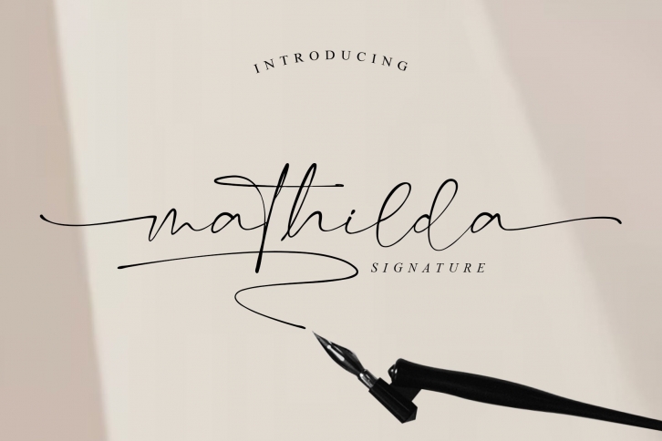 Mathilda Signature Font Download