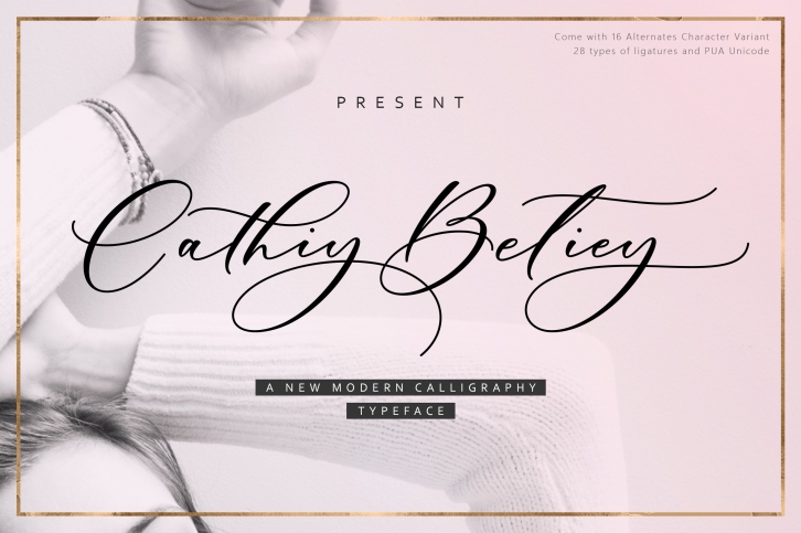 Cathiy Betiey Font Download