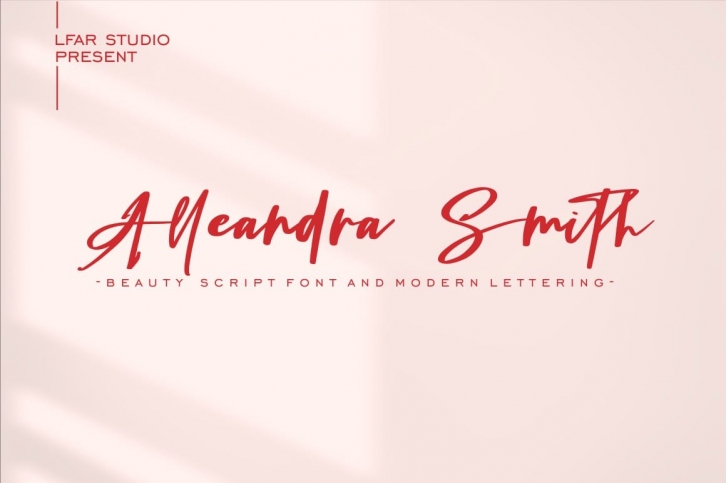 Alleandra Smith Font Download