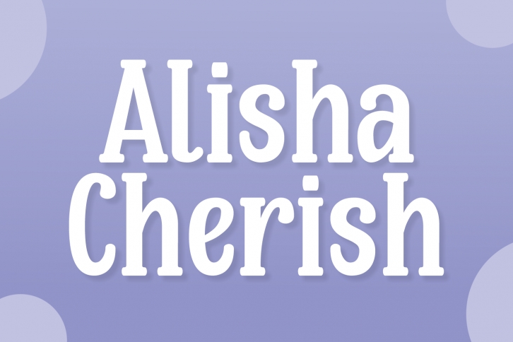 Alisha Cherish Font Download