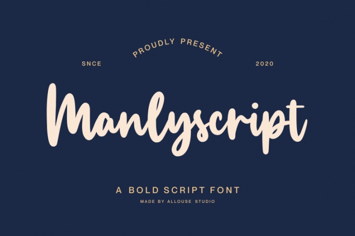 Manlyscript Font Download