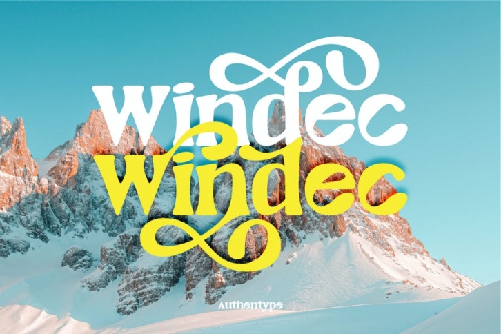 Windec - Serif Display Font Font Download