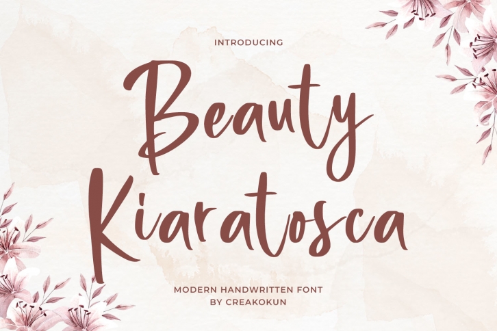 Beauty Kiaratosca Font Download