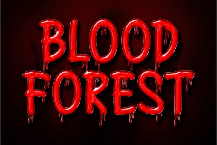 Blood Forest Font Download