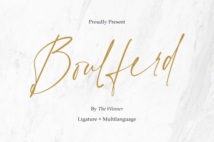 Boulferd Font Download