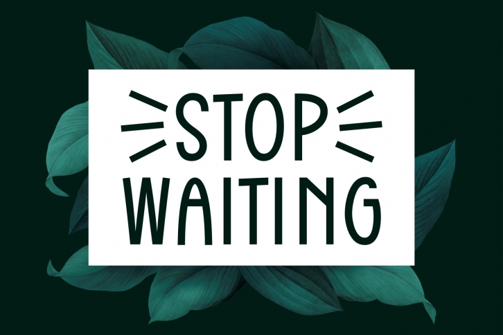Stop Waiting Font Download