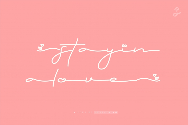 Stayin Alove Font Download