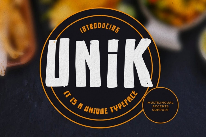 Unik - Unique Font Font Download