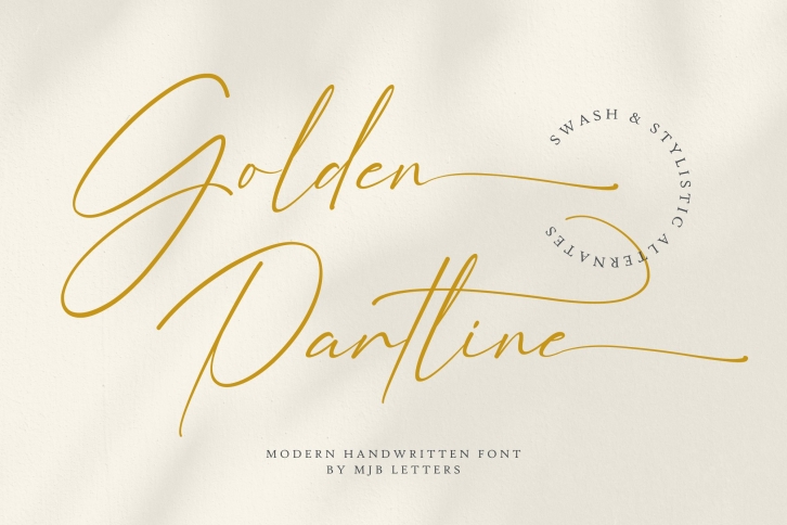 Golden Partline Font Download
