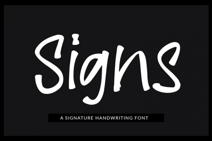 Signs Font Download