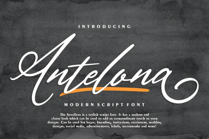 Antelona Script Font Download