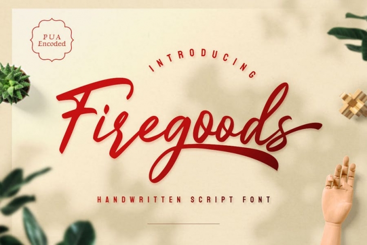 Firegoods - Handwritten Script Font Font Download