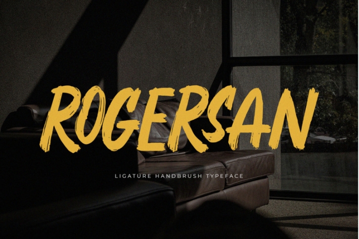 Rogersan  Brush Font Font Download