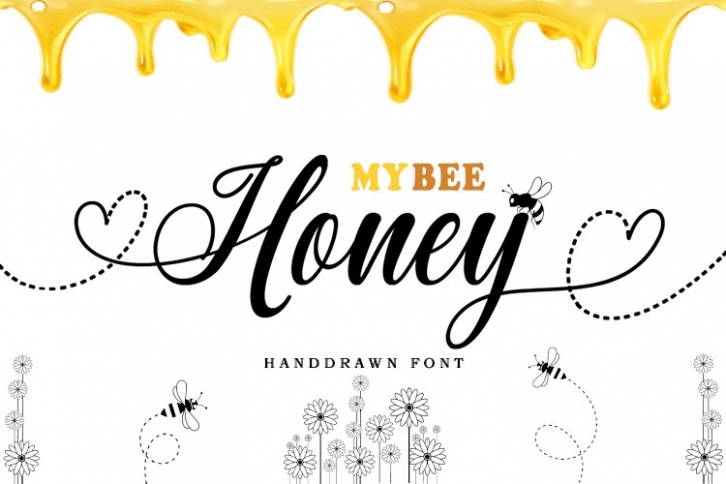 My bee honey Font Download