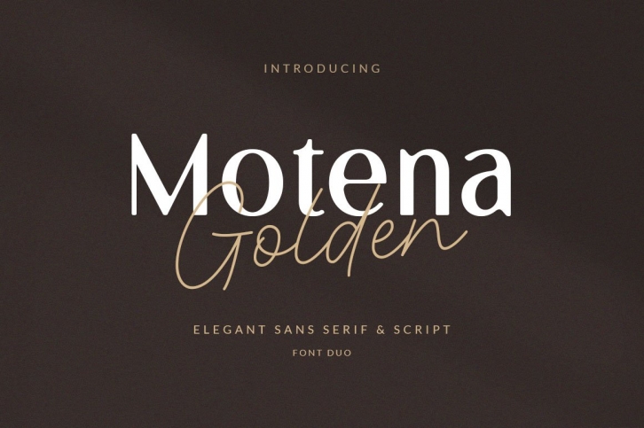 Motena Golden Font Download