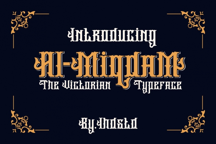 Almiqdam Victorian Typeface Font Download