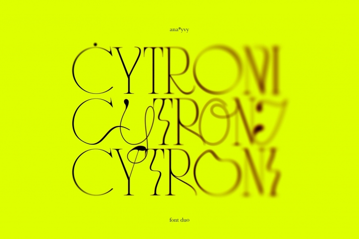 CYTRONI Modern Mix Duo Font Download