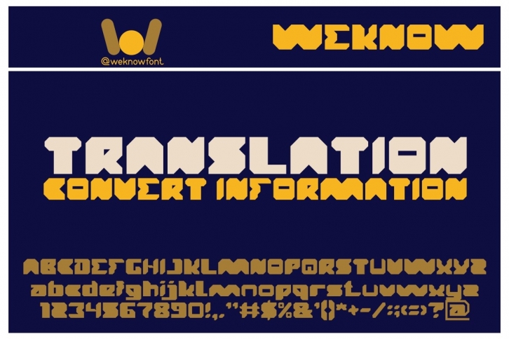 Translation Font Download