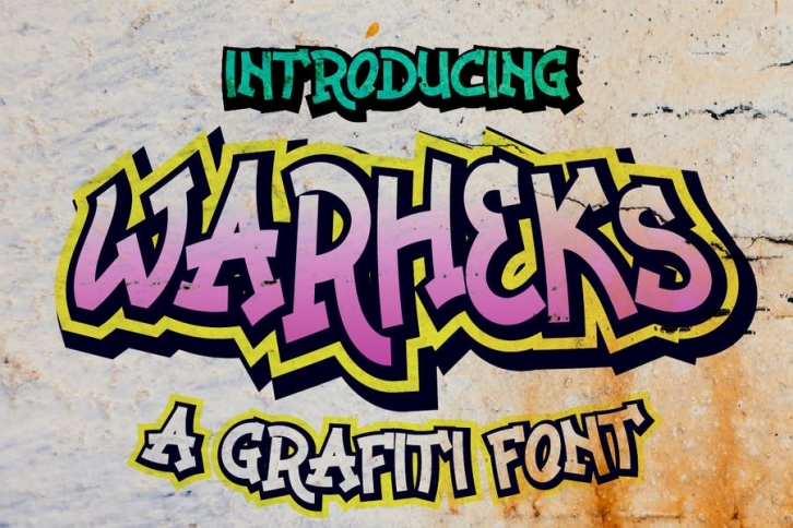 Warheks Graffiti Display Font Font Download