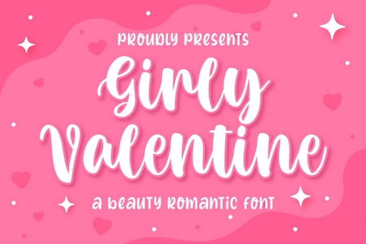 Girly Valentine a Beauty Romantic Font Font Download