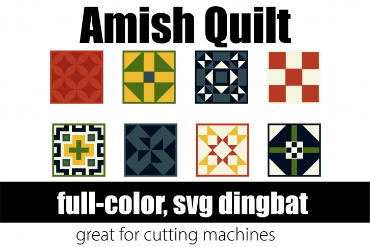 Amish Quilt Font Download