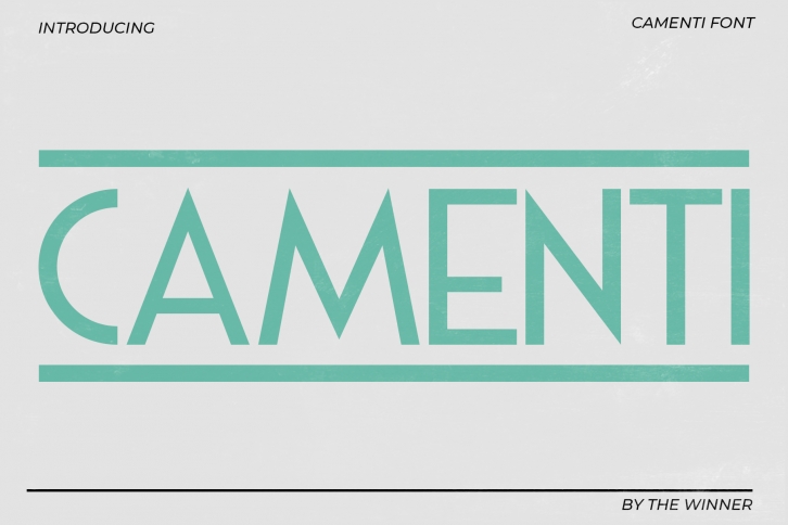 Camenti Font Download