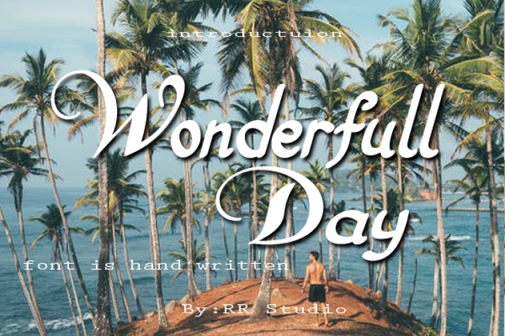 Wonderfull Day Font Download